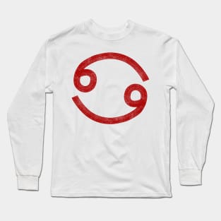 Red Cancer Long Sleeve T-Shirt